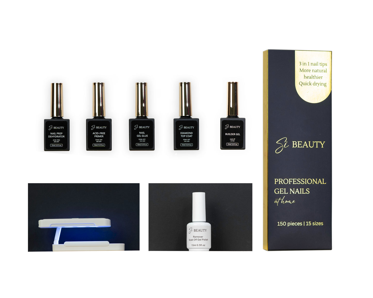DIY Gel Nail Kit PLUS