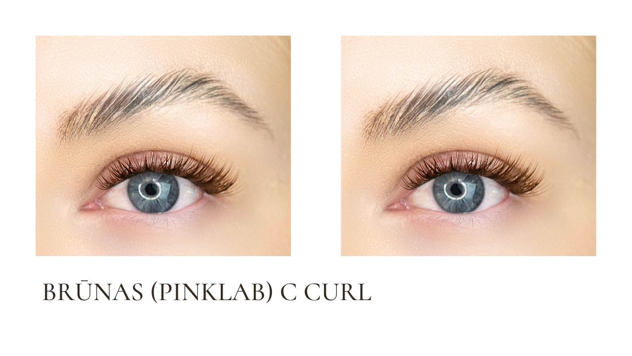 Brown lashes